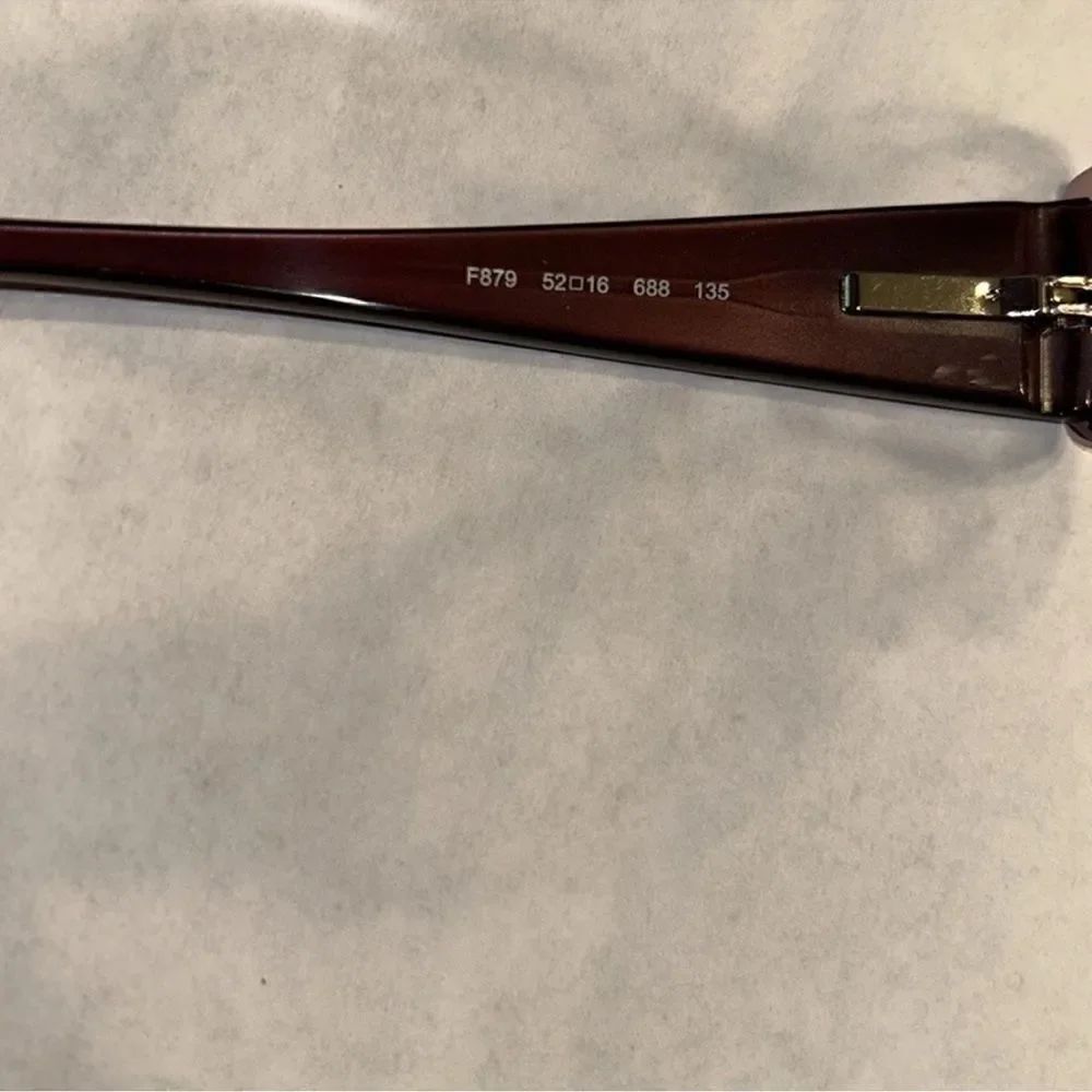 Authentic Fendi Optical Purple Rectangular Eyeglasses - Picture 5 of 8